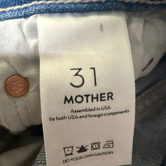 MOTHER Tomcat jeans size 31 in The confession wash - Picture 3 of 4